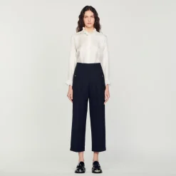 Sandro Paris Trajes<Pantalon De Talle Alto