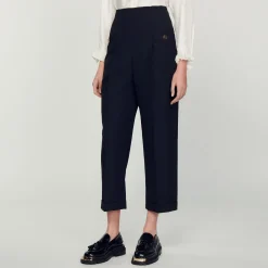 Sandro Paris Trajes<Pantalon De Talle Alto