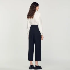 Sandro Paris Trajes<Pantalon De Talle Alto