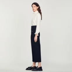 Sandro Paris Trajes<Pantalon De Talle Alto