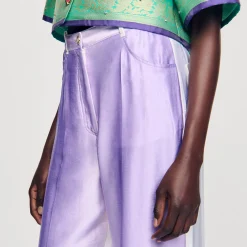 Sandro Paris Trajes<Pantalon Fluido