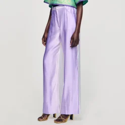 Sandro Paris Trajes<Pantalon Fluido