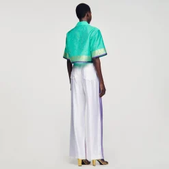 Sandro Paris Trajes<Pantalon Fluido