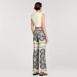 Sandro Paris Conjuntos<Pantalon Fluido Estampado
