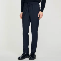 Sandro Paris Pantalones & Bermudas<Pantalon Recto Elastico