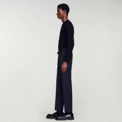 Sandro Paris Pantalones & Bermudas<Pantalon Recto Elastico