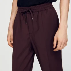 Sandro Paris Pantalones & Bermudas<Pantalon Recto Elastico