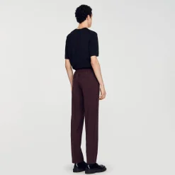 Sandro Paris Pantalones & Bermudas<Pantalon Recto Elastico