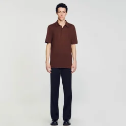 Sandro Paris Camisetas & Polos<Polo De Lino