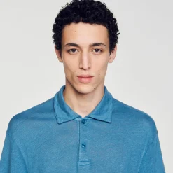Sandro Paris Camisetas & Polos<Polo De Lino