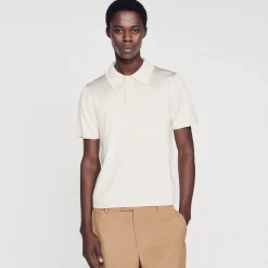 Sandro Paris Camisetas & Polos<Polo De Manga Corta De Punto