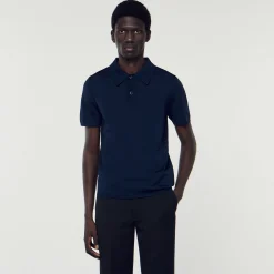 Sandro Paris Camisetas & Polos<Polo De Manga Corta De Punto