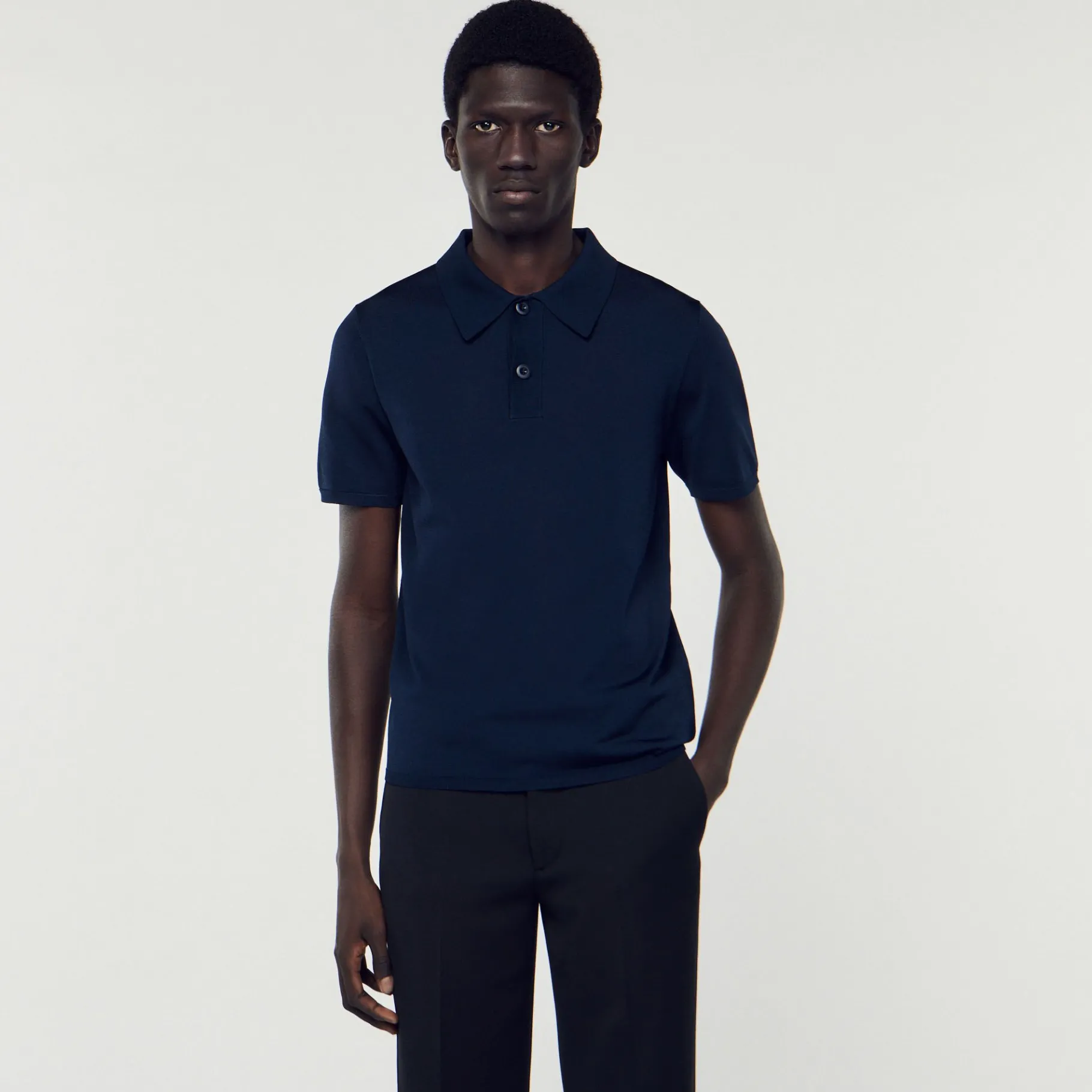 Sandro Paris Camisetas & Polos<Polo De Manga Corta De Punto