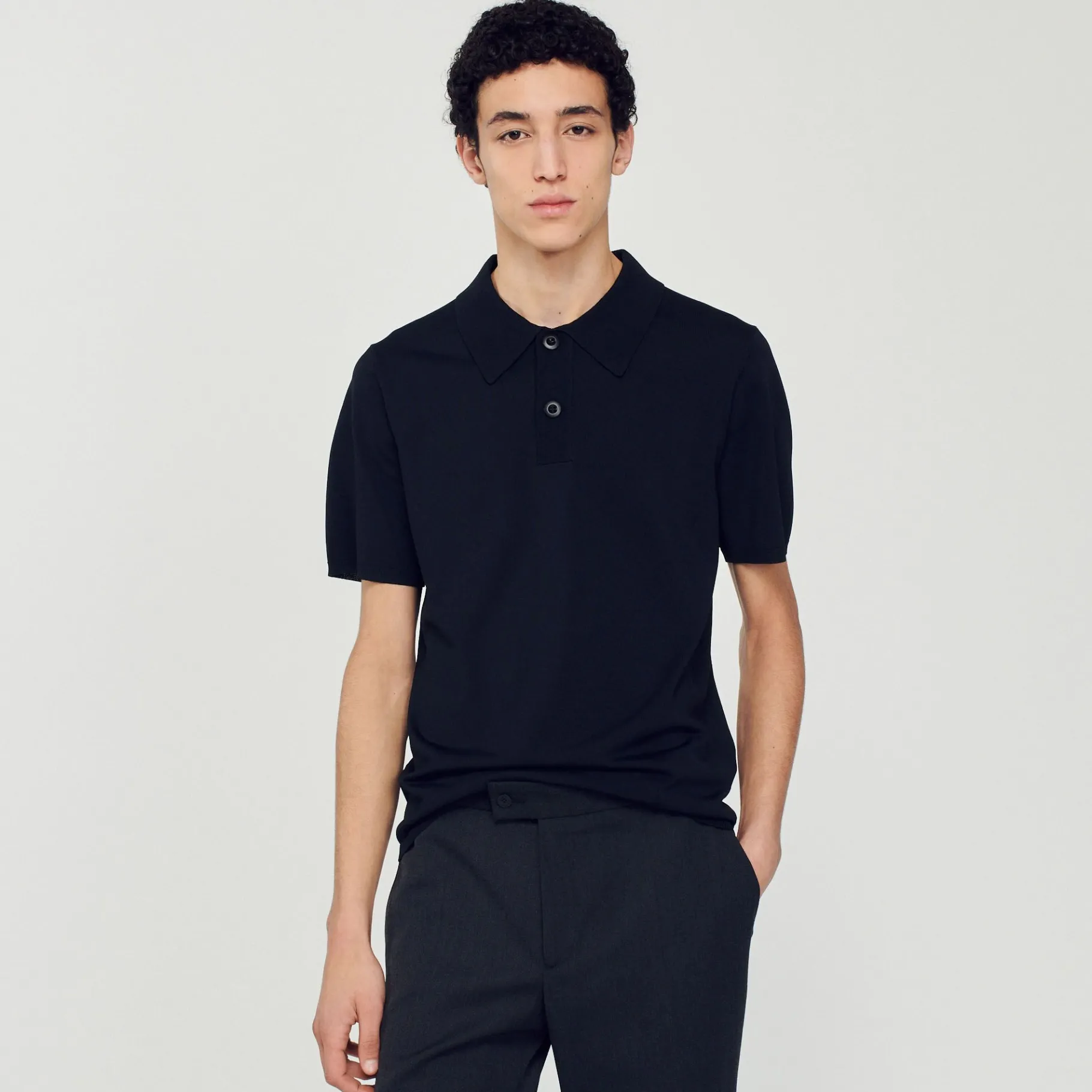 Sandro Paris Camisetas & Polos<Polo De Manga Corta De Punto