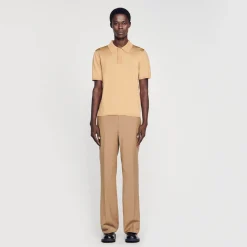 Sandro Paris Camisetas & Polos<Polo De Manga Corta De Punto