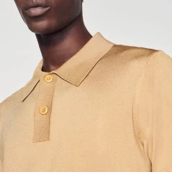 Sandro Paris Camisetas & Polos<Polo De Manga Corta De Punto