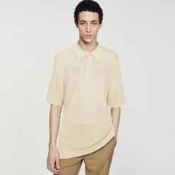 Sandro Paris Camisetas & Polos<Polo De Punto Calado