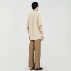 Sandro Paris Camisetas & Polos<Polo De Punto Calado