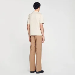 Sandro Paris Camisetas & Polos<Polo De Punto Con Cuello Con Cremallera