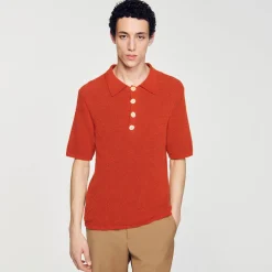 Sandro Paris Camisetas & Polos<Polo De Punto Efecto Rizo