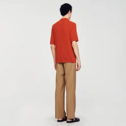 Sandro Paris Camisetas & Polos<Polo De Punto Efecto Rizo