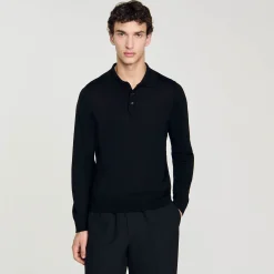 Sandro Paris Camisetas & Polos<Polo De Punto Fino