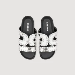 Sandro Paris Sandalias<Sandalias Planas Con Remaches