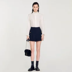 Sandro Paris Faldas & Shorts<Short Con Dobladillo