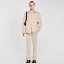 Sandro Paris Camisas<Sobrecamisa Acolchada