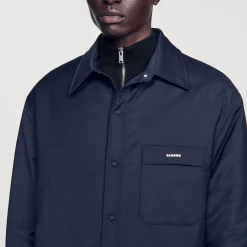 Sandro Paris Camisas<Sobrecamisa Acolchada Sobredimensionada