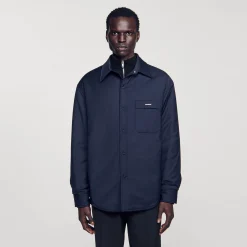 Sandro Paris Camisas<Sobrecamisa Acolchada Sobredimensionada
