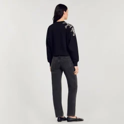 Sandro Paris Sudaderas<Sudadera Con Bordado Joya