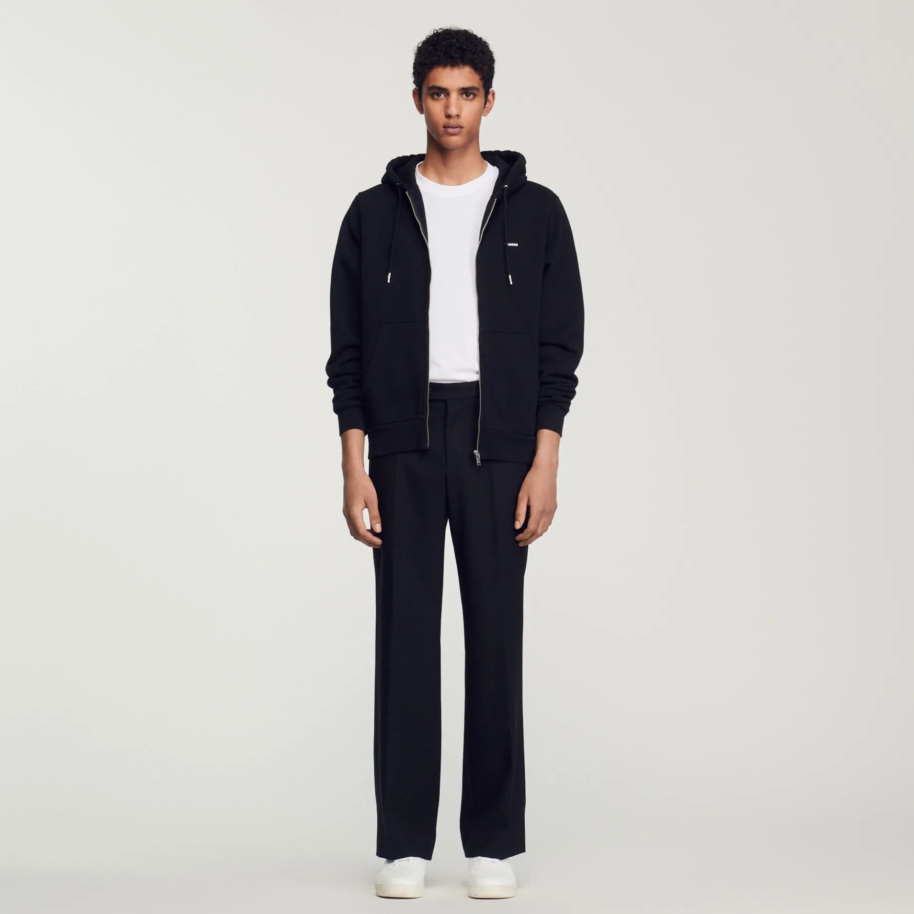 Sandro Paris Sudaderas & Jogging<Sudadera Con Capucha De Muleton