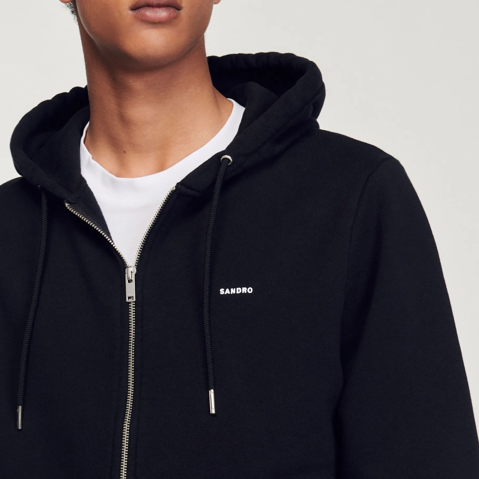 Sandro Paris Sudaderas & Jogging<Sudadera Con Capucha De Muleton