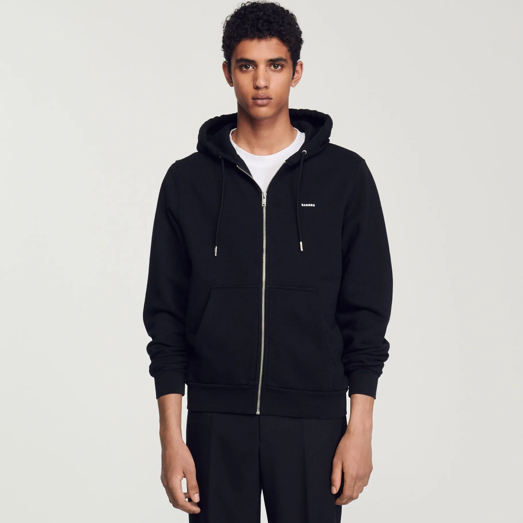 Sandro Paris Sudaderas & Jogging<Sudadera Con Capucha De Muleton