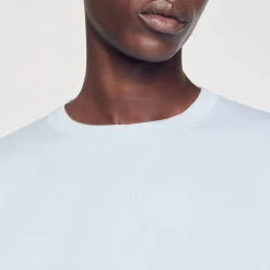 Sandro Paris Sudaderas & Jogging<Sudadera De Muleton Con Bordado