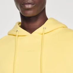 Sandro Paris Sudaderas & Jogging<Sudadera Hombre Bordado Algodon Organico