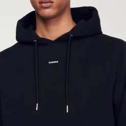 Sandro Paris Sudaderas & Jogging<Sudadera Hombre Bordado Algodon Organico