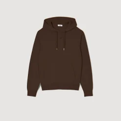 Sandro Paris Sudaderas & Jogging<Sudadera Hombre Bordado Algodon Organico