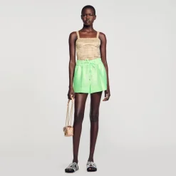 Sandro Paris Jerseys & Cárdigans<Top Con Strass