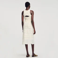 Sandro Paris Conjuntos<Top Corto De Punto