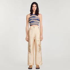 Sandro Paris Jerseys & Cárdigans<Top Corto De Punto