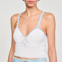 Sandro Paris Jerseys & Cárdigans<Top De Ganchillo