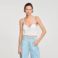 Sandro Paris Jerseys & Cárdigans<Top De Ganchillo