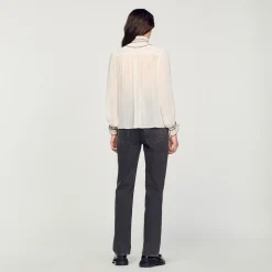 Sandro Paris Tops & Camisas<Top De Muselina