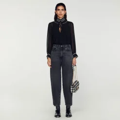 Sandro Paris Tops & Camisas<Top De Muselina