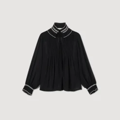 Sandro Paris Tops & Camisas<Top De Muselina