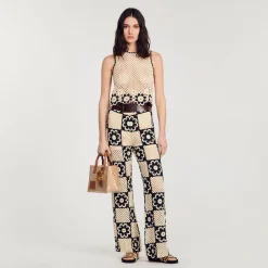 Sandro Paris Jerseys & Cárdigans<Top De Punto De Ganchillo