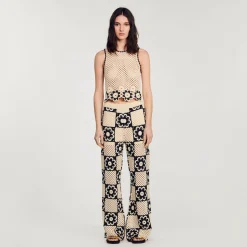 Sandro Paris Jerseys & Cárdigans<Top De Punto De Ganchillo