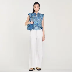 Sandro Paris Tops & Camisas<Top Estampado